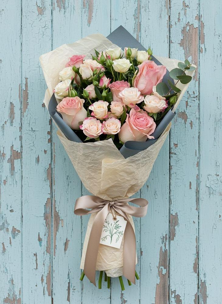 Букет цветов из: Розы в Товарковский