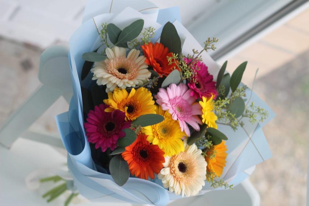 Букет цветов из: Герберы в Товарковский