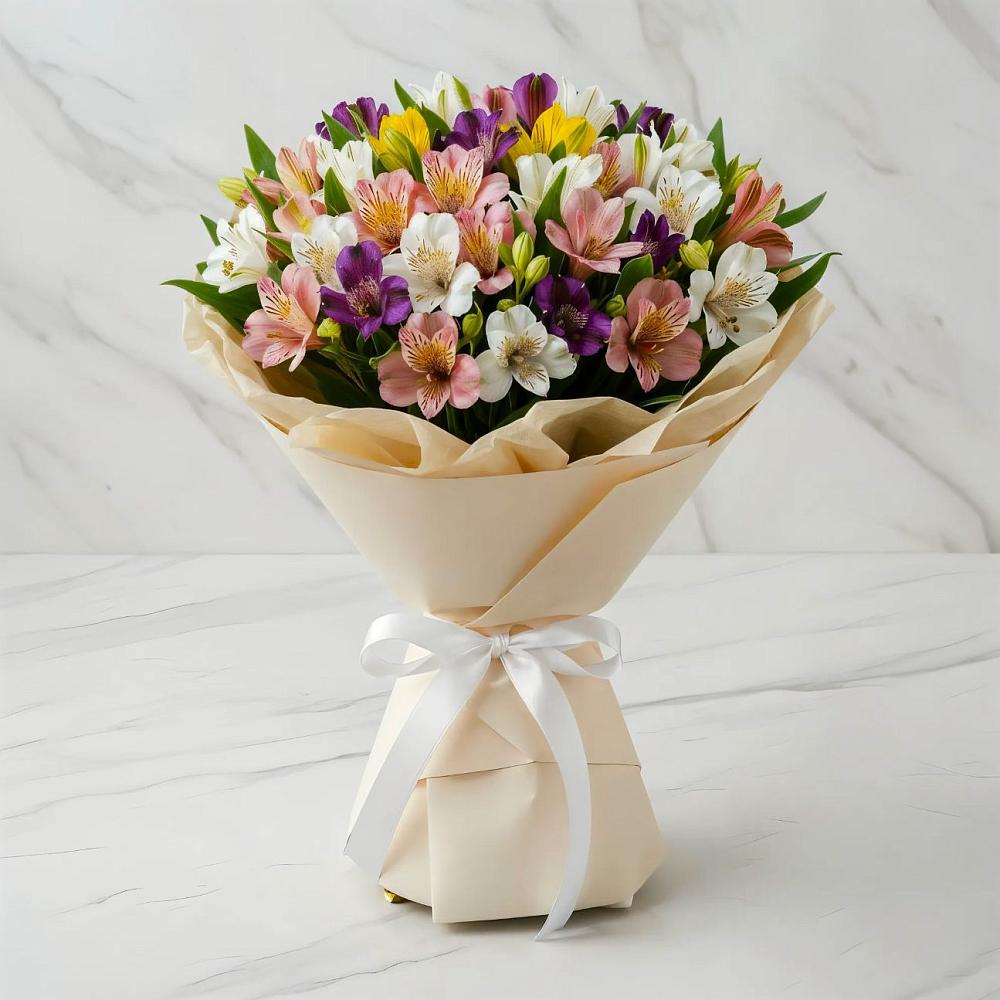 Букет цветов из: Альстромерии в Товарковский