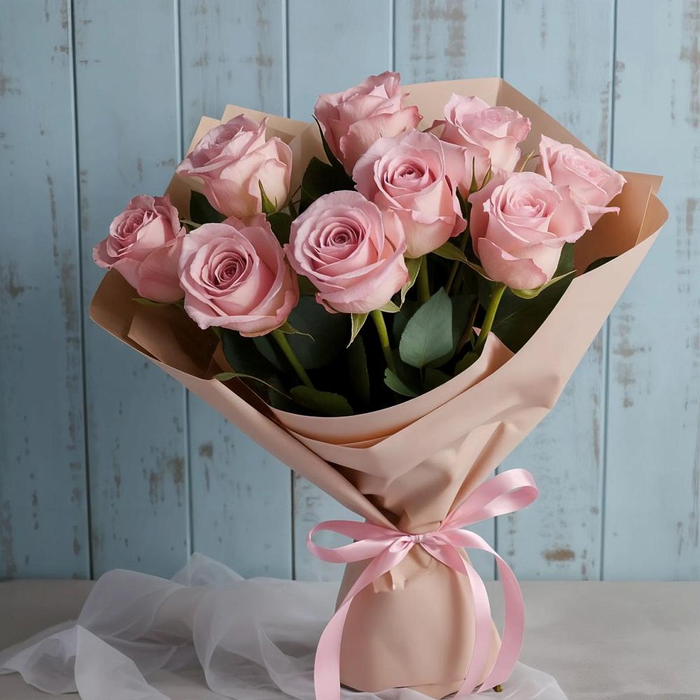 Букет цветов из: Розы в Товарковский