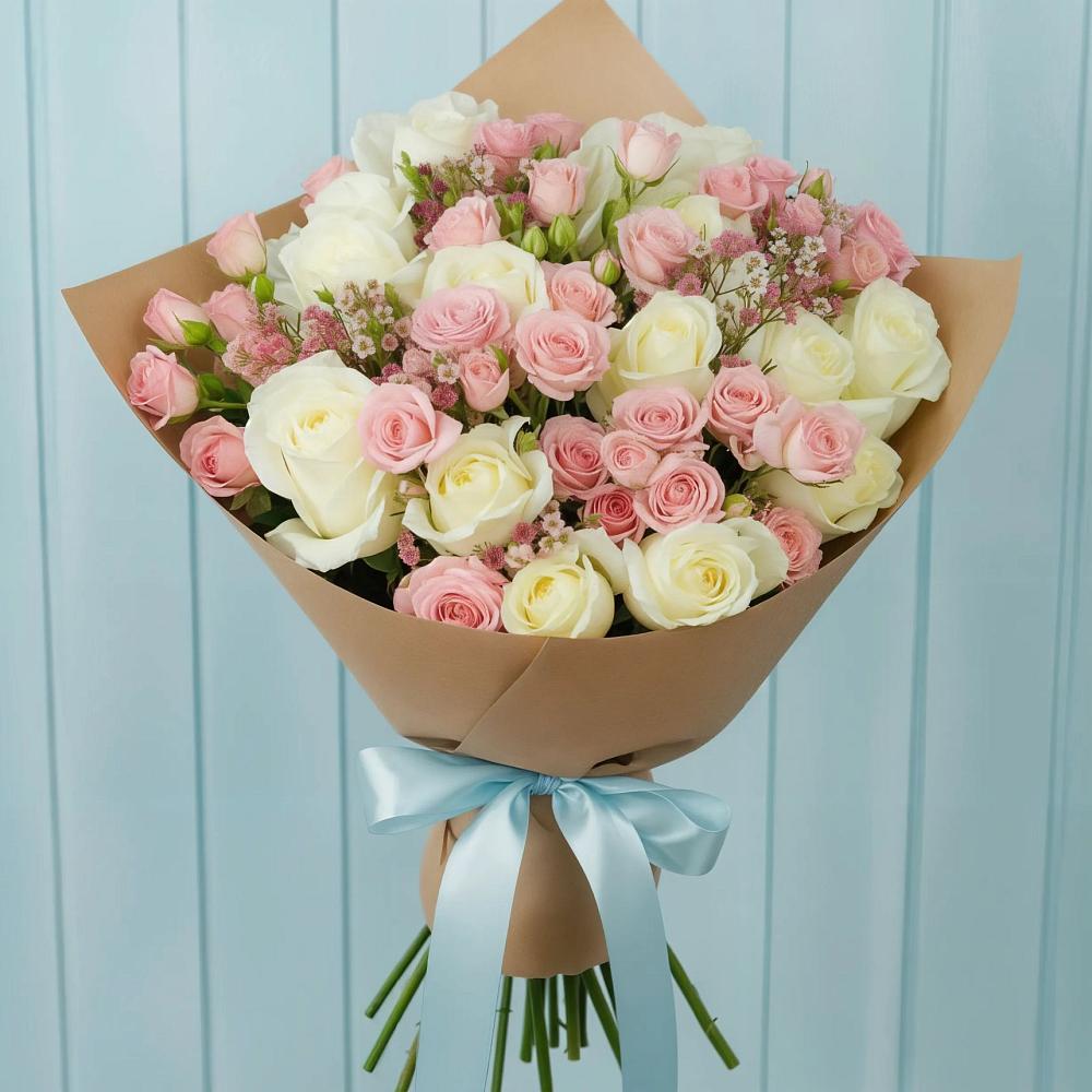 Букет цветов из: Розы в Товарковский