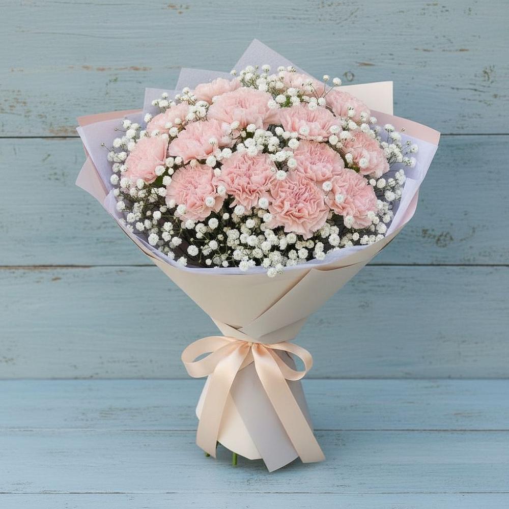 Букет цветов из: Гвоздики в Товарковский