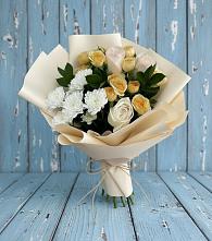 Букет цветов из:  Розы и Хризантемы #REPLACE_PRED# Товарковский