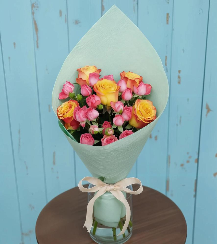 Букет цветов из: Розы в Товарковский