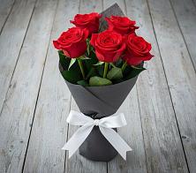 Букет 5 Красных роз Эдлесс Лав #REPLACE_PRED# Товарковский