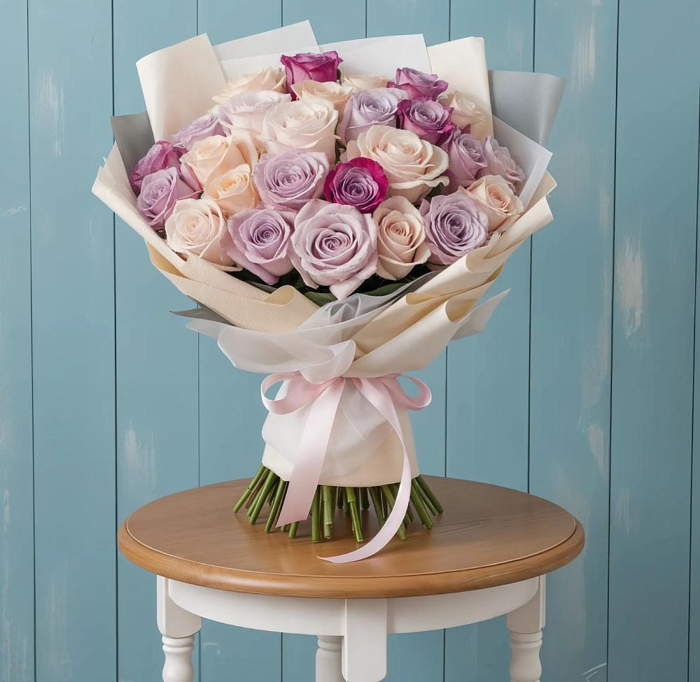 Букет цветов из: Розы в Товарковский