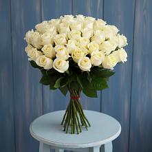 Букет 51 Белая роза Эдлесс Лав #REPLACE_PRED# Товарковский