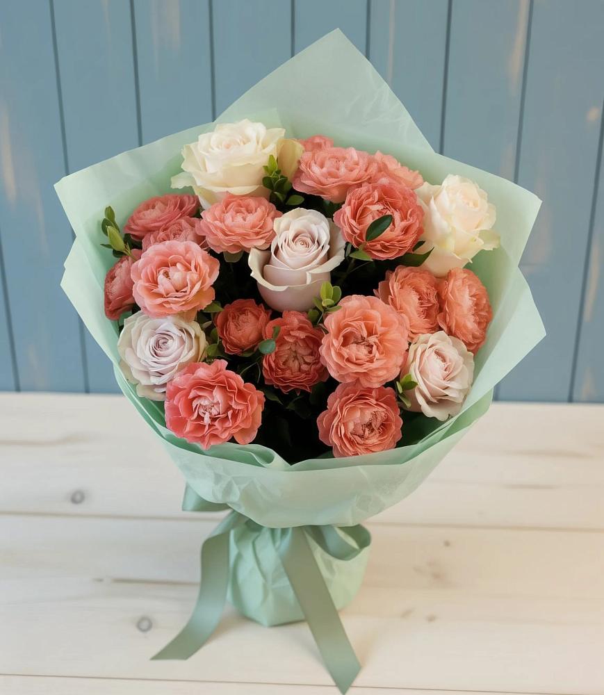 Букет цветов из: Розы в Товарковский