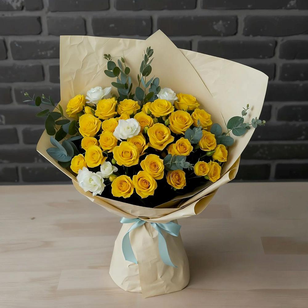 Букет цветов из: Розы в Товарковский