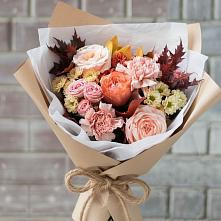 Букет цветов из:  Гвоздики, Хризантемы и Розы #REPLACE_PRED# Товарковский