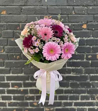 Букет цветов из:  Герберы и Хризантемы в Товарковский