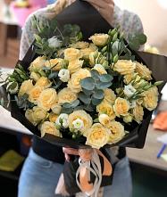 Букет цветов из:  Розы и Лизиантусы #REPLACE_PRED# Товарковский