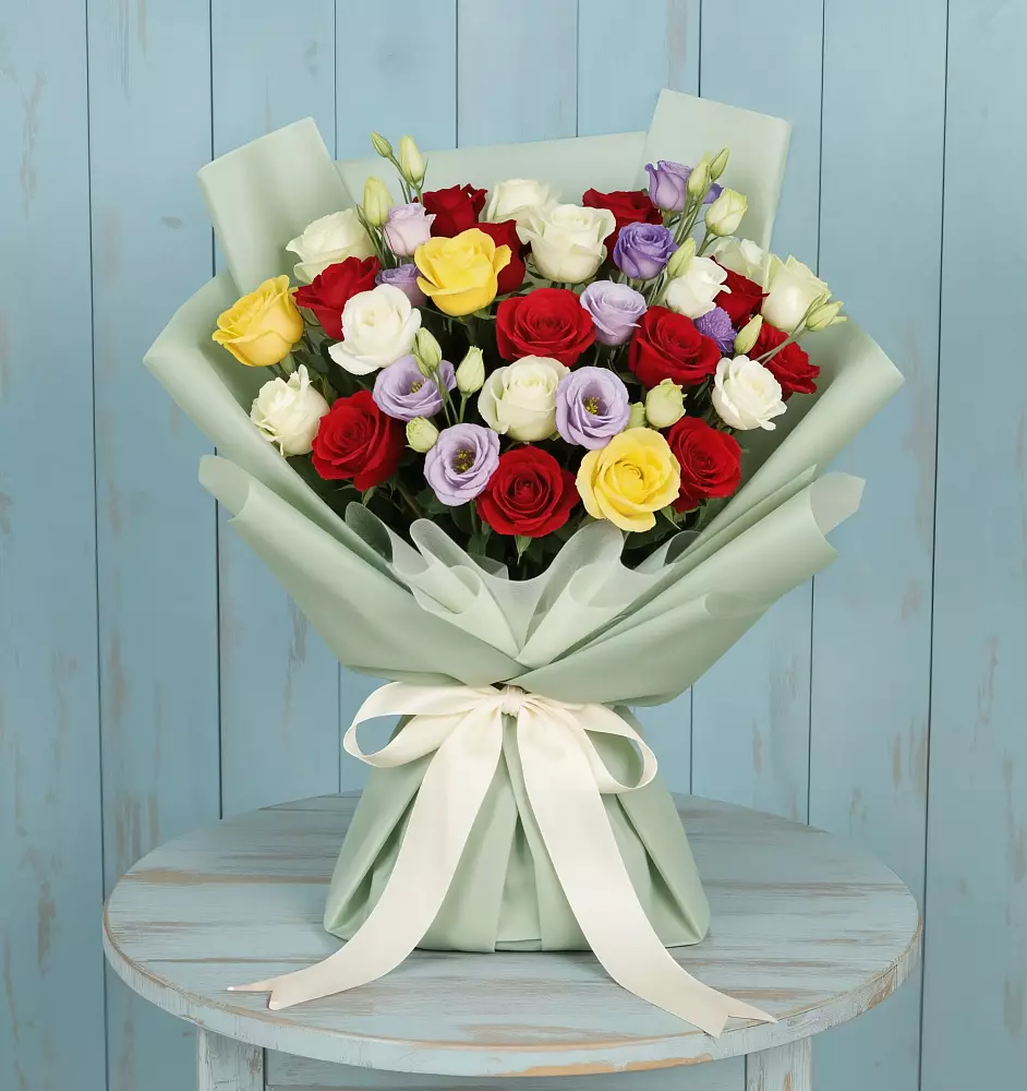 Букет цветов из: Розы в Товарковский