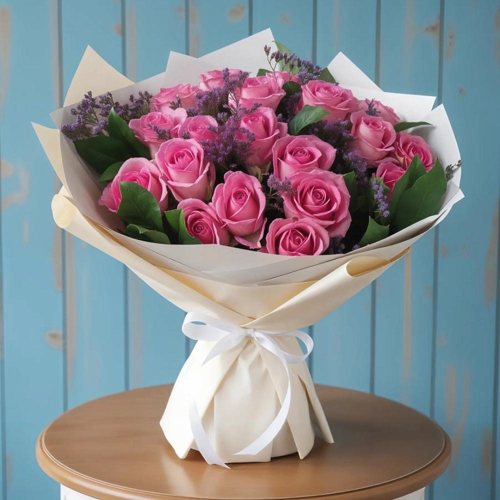 Букет цветов из: Розы в Товарковский